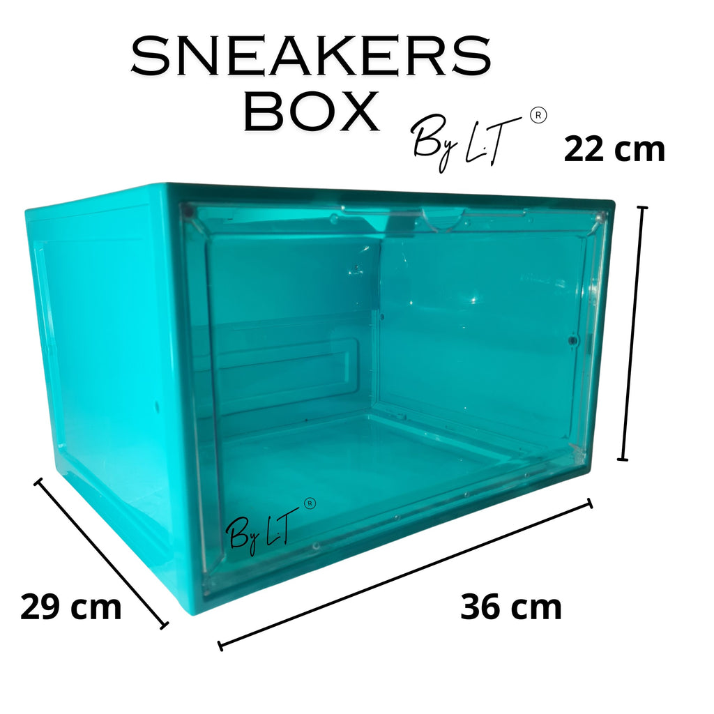 sneakers box LED rangement chaussure vitrine pour collection basket et figurines meuble chaussures decoration chambre etagere chaussure empilable organisateur pour dressing homme/femme