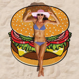 Serviette de plage Hamburger