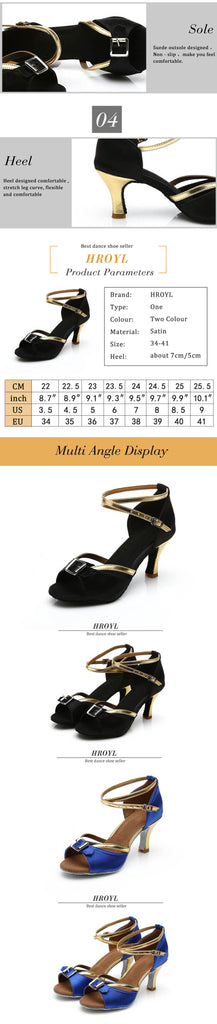Vente chaude filles femmes chaussures de danse latine promotion prix dans stock tango chaussures 5 CM et 7 CM à choisir promotion prix!