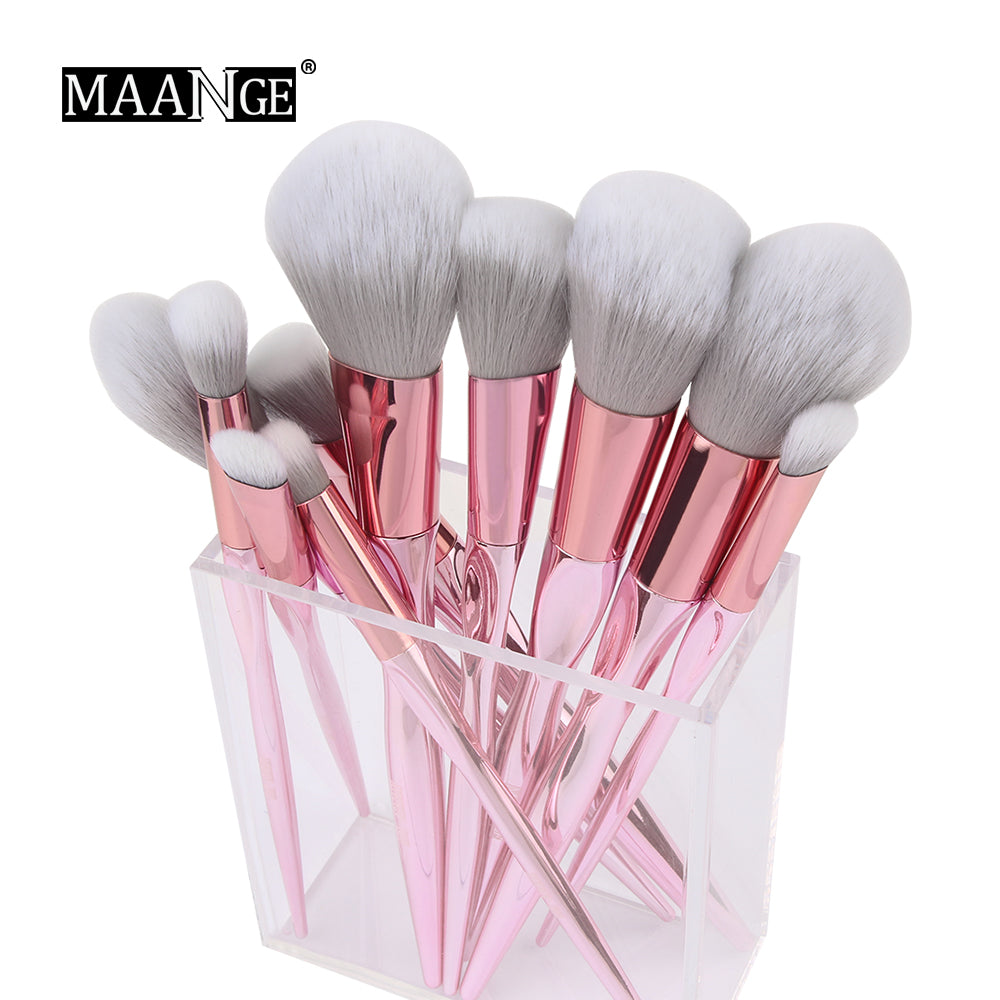 Set 10 Pinceaux Maquillage