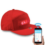 Casquette LED bluetooth Programmable